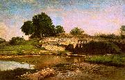 The Flood Gate at Optevoz Charles Francois Daubigny